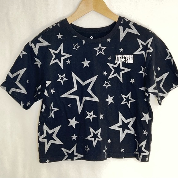 5/$25 Converse crop Tee shirt size large - Picture 1 of 3